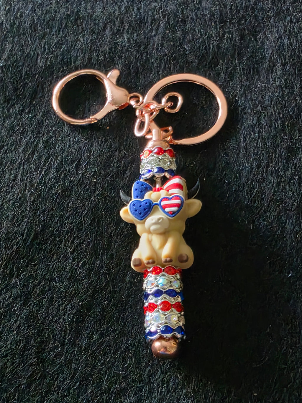 Fun 4th of July keychains