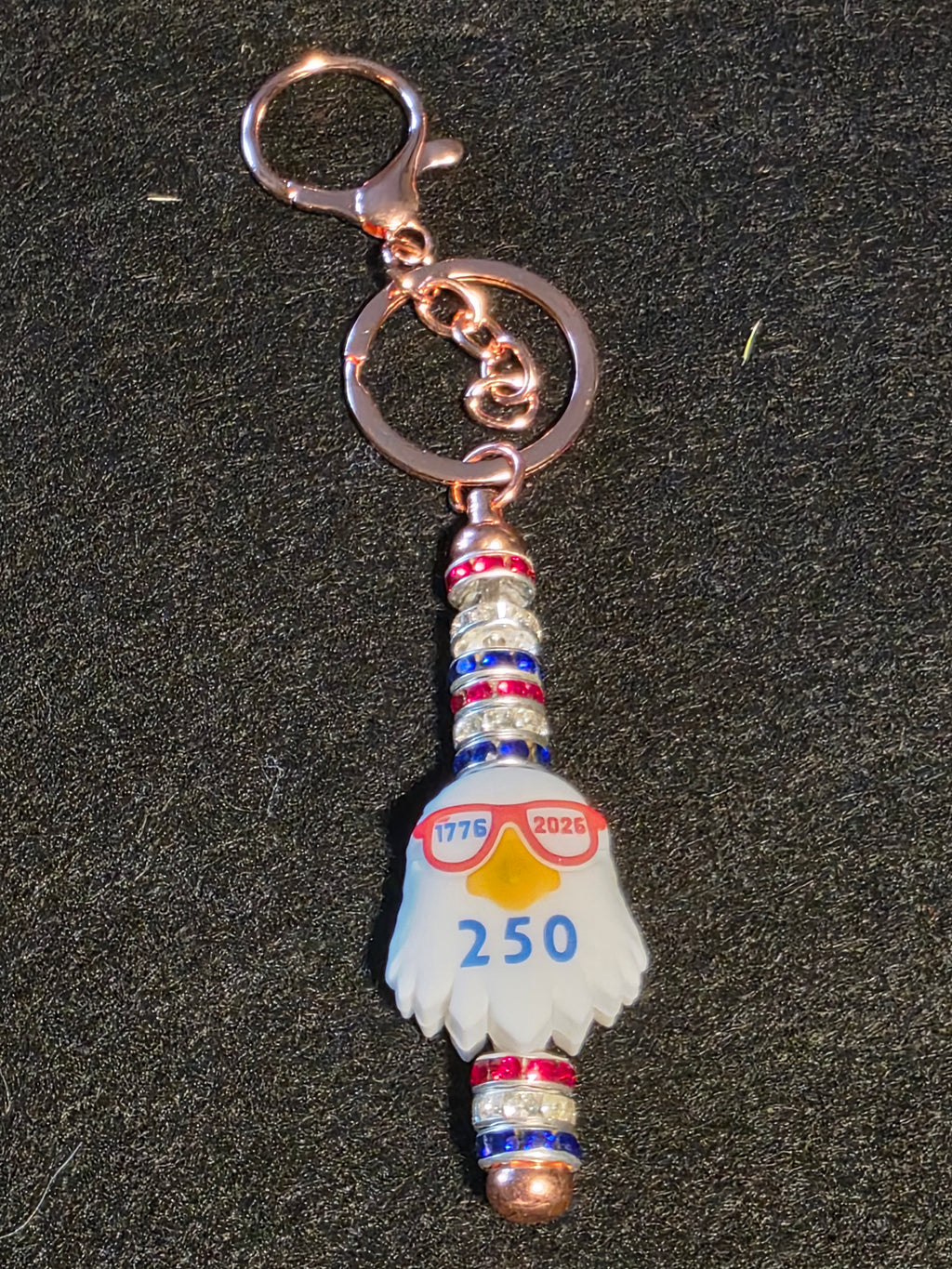 Fun 4th of July keychains