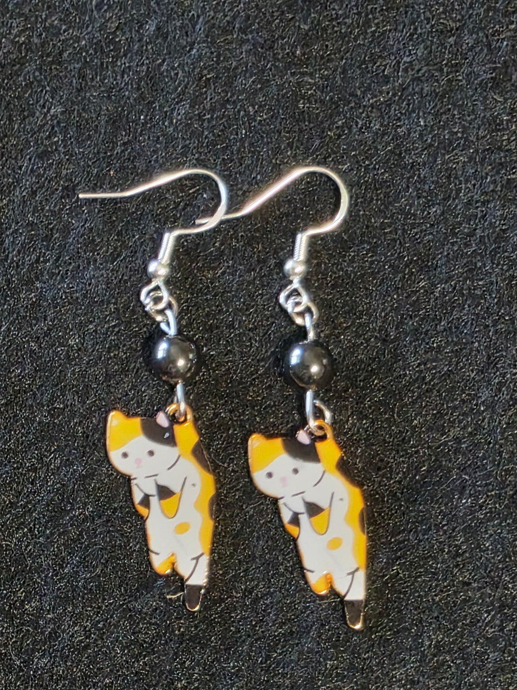 Handcrafted Kitty Cat Earrings