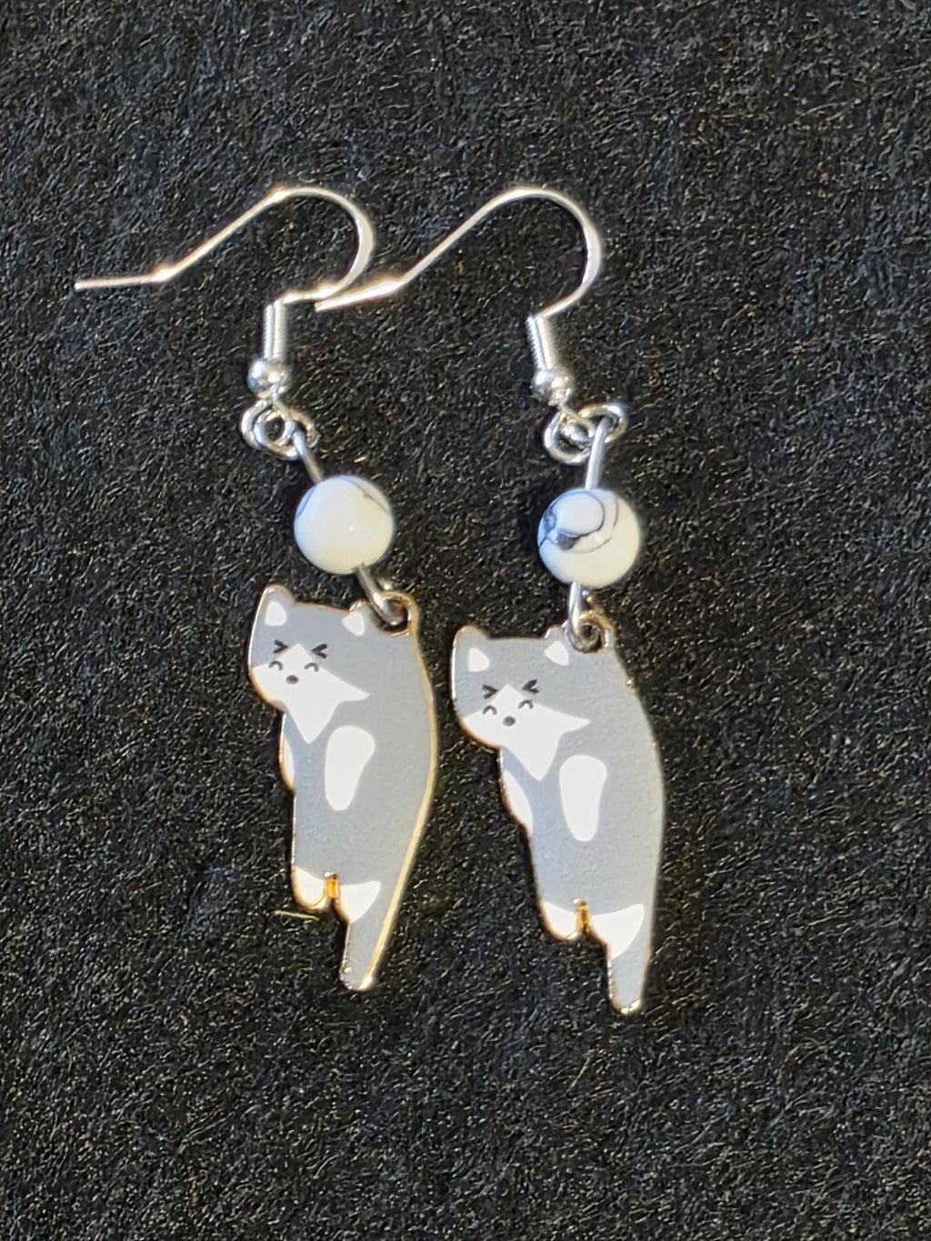 Handcrafted Kitty Cat Earrings