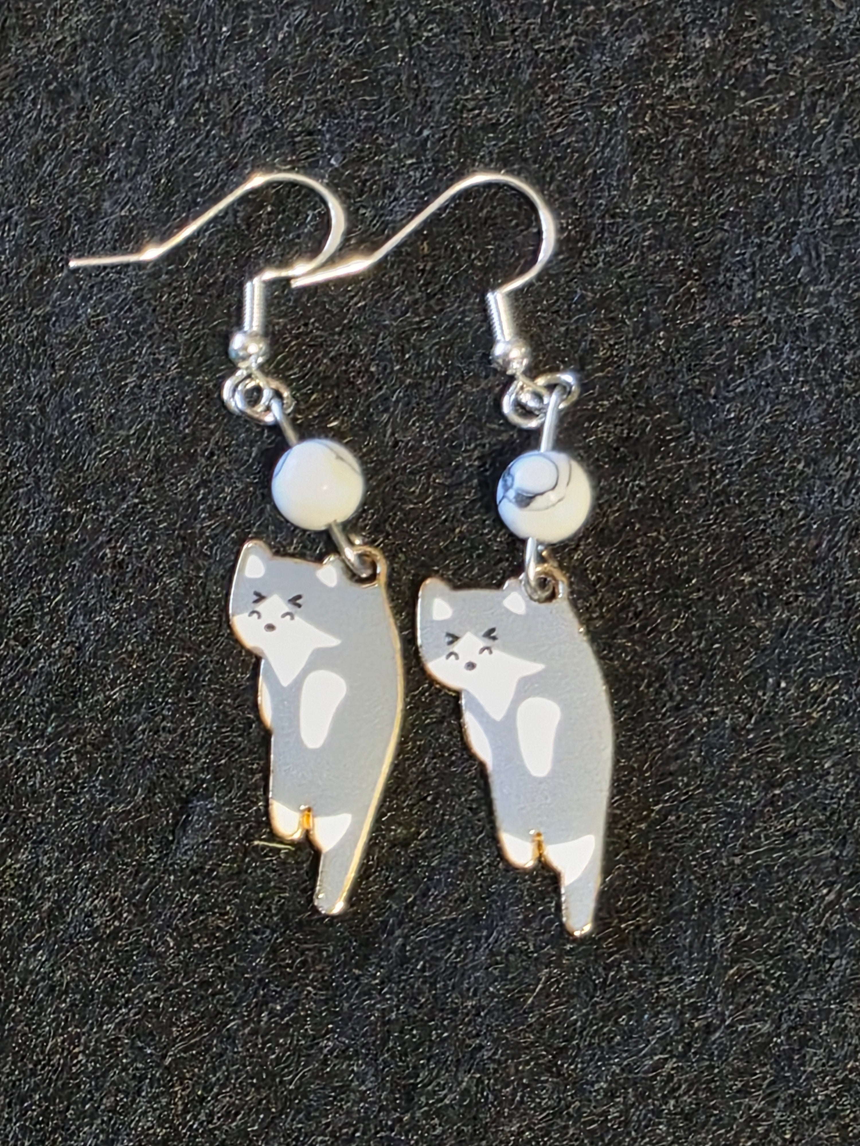 Handcrafted Kitty Cat Earrings
