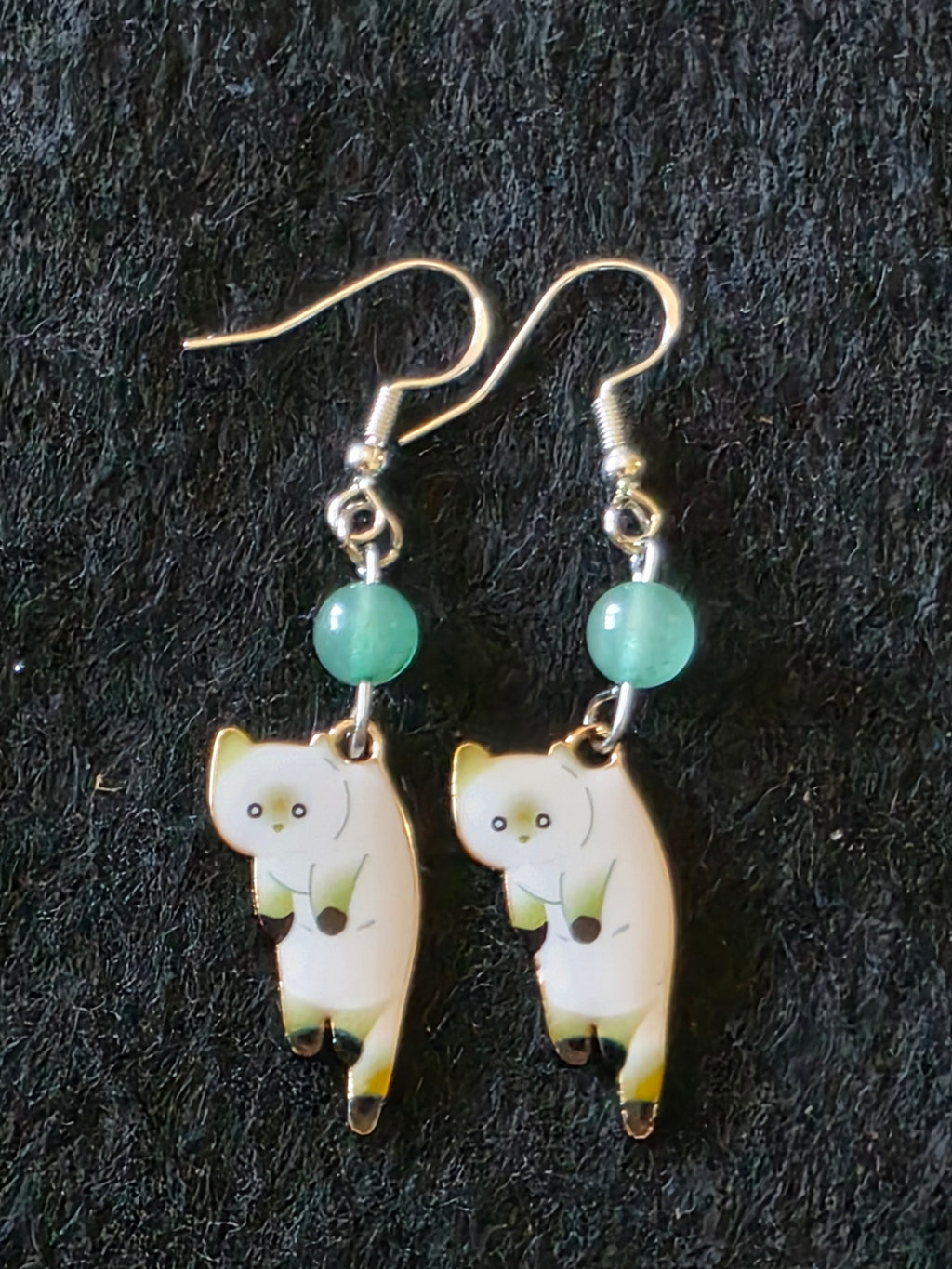 Handcrafted Kitty Cat Earrings